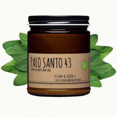 Palo Santo Candle - with Sage